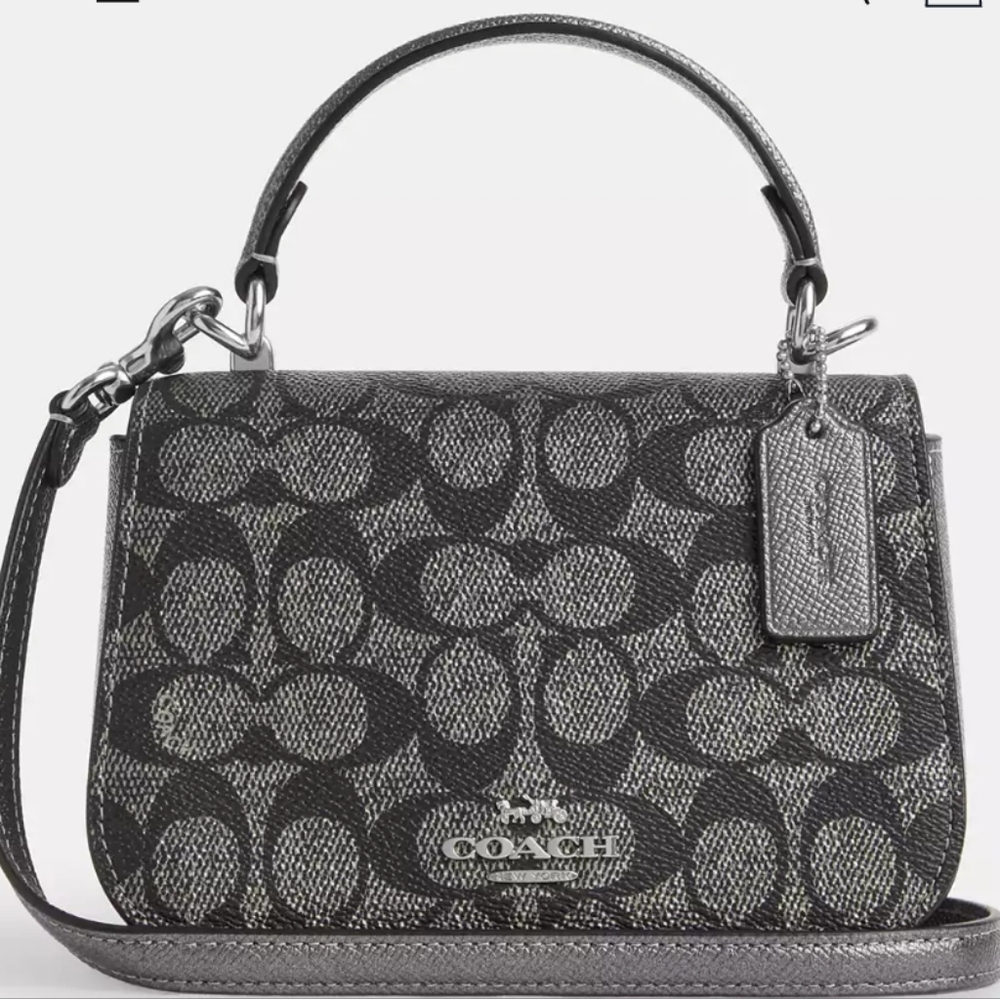 Coach Lysa top handle signature Crossbody - Picture 3 of 6